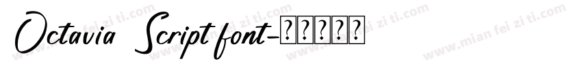 Octavia Script font字体转换